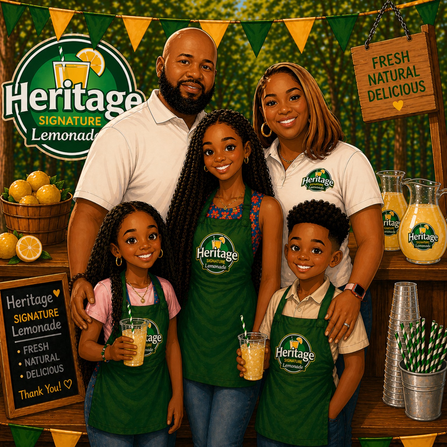 The Heritage Signature Lemonade family